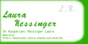 laura messinger business card